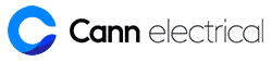 Cann Electrical logo with blue circular design